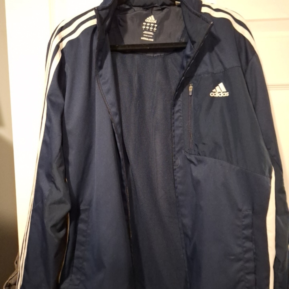 Adidas mens track jacket Large